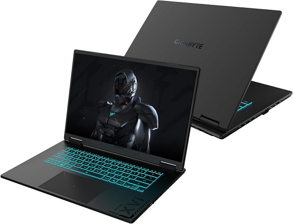 Preview: GIGABYTE Gaming A16 CMHI2DE894SH, Black Steel, Core i7-13620 hinten