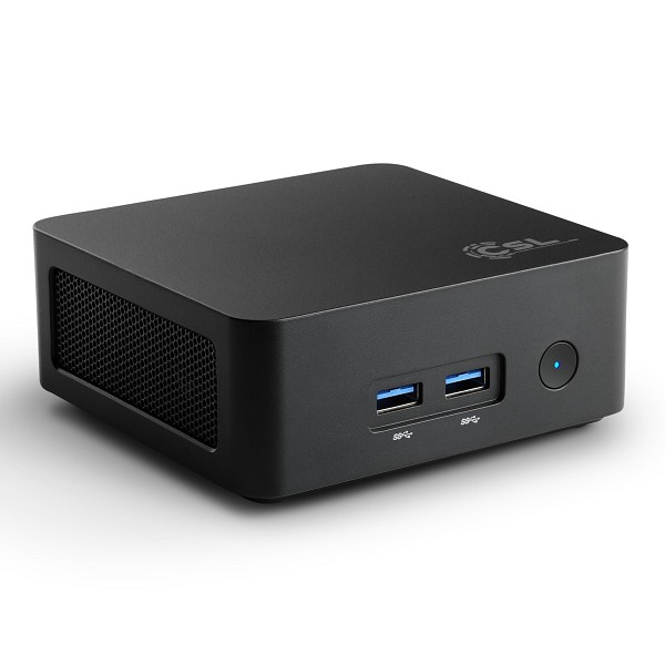 CSL Narrow Box Black Mini PC Intel® Processor N150