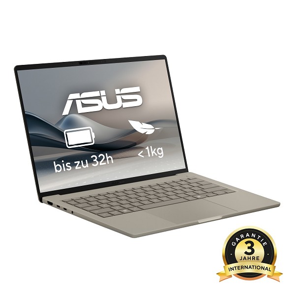 Preview: ASUS Zenbook A14 UX3407QA-QD488W Copilot+ PC Snapd rechts
