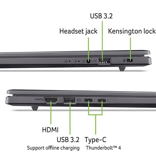 Preview: Acer Aspire 18 AI A18-I71M-96HU Notebook, Core Ultra 9 386H, links