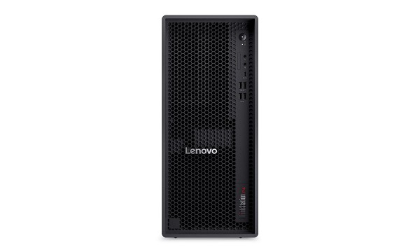 Lenovo ThinkStation P4 Tower, AMD Ryzen 7 PRO 9755, 32 GB, 1 hinten