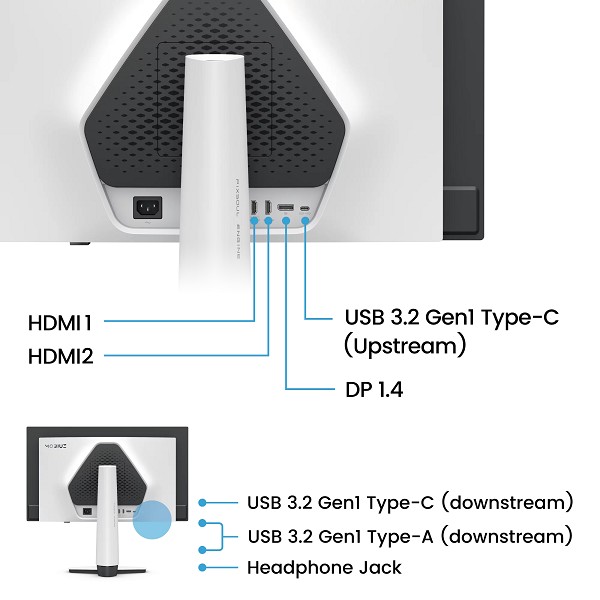 BenQ EX271QZ Computerbildschirm 67,3 cm (26.5") 25 oben