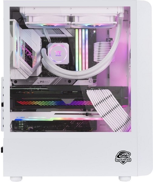 ONE GAMING Gaming PC White Edition AN28 hinten