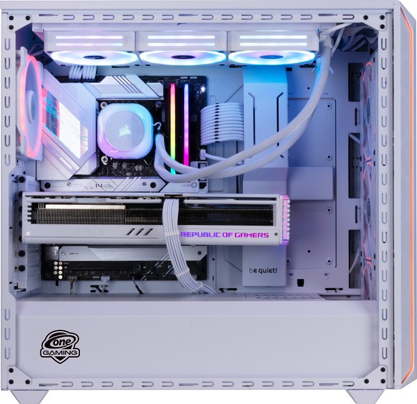 Preview: ONE Extreme Gaming PC White Edition AN247 hinten