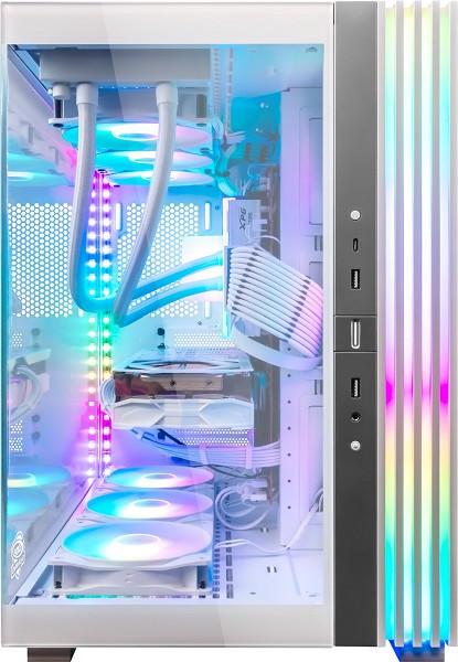 Preview: ONE High End PC White Edition AN248 hinten