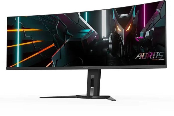 GIGABYTE Aorus CO49DQ, 49"  hinten hinten