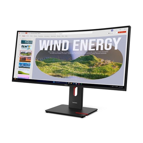 Preview: Lenovo ThinkVision T34WD-40 LED display 86,4 cm (3 links