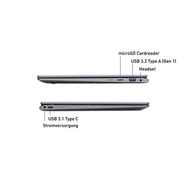 TERRA MOBILE 360 - 13,3", Intel Core i5-1334U, 16 unten