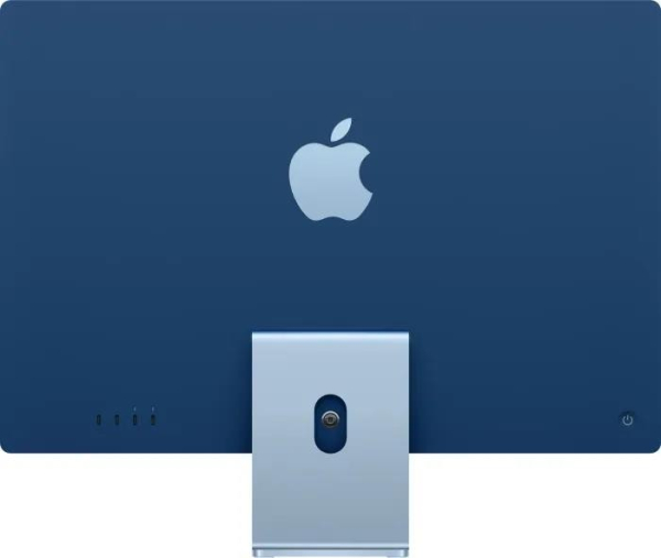 Apple iMac 24" blau, M3, - 8 Core CPU / 10 Core GP rechts