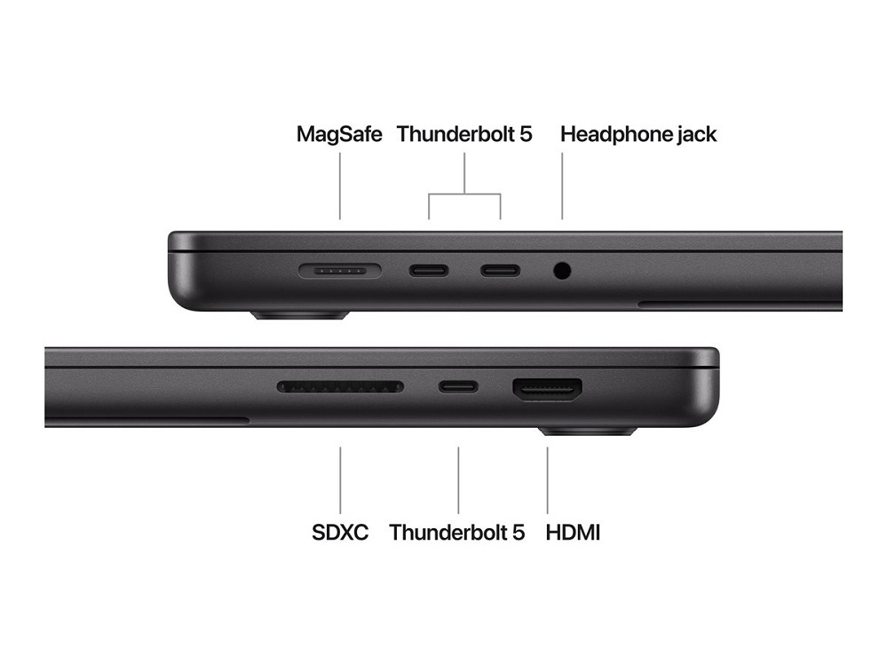 Apple MacBook Pro - M4 Max - Apple M4 Max 32-core - 36 GB RA rechts