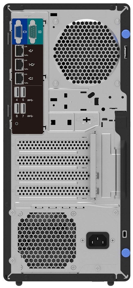 Lenovo ThinkSystem 7DF31001EA Server 960 GB Tower rechts