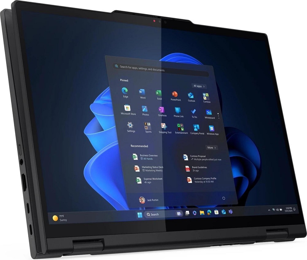 Lenovo ThinkPad T14s 2-in-1 G1, schwarz, Core Ultra 7 255U,  rechts