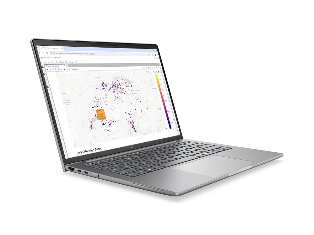 HP ZBook 8 G2i – 14", Intel Core Ultra 7 358H, 32 GB RAM, 1  hinten