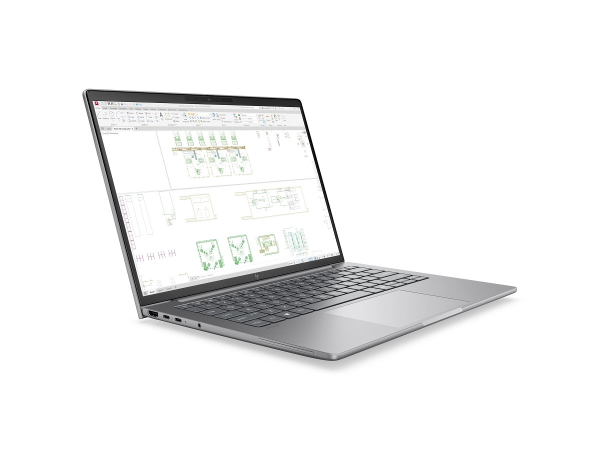 HP ZBook 8 G2i 14 Mobile Workstation, 14" WQXGA, Core Ultra  hinten