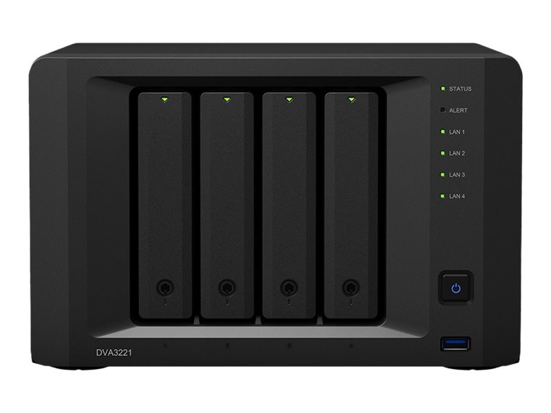 Synology Deep Learning NVR DVA3221 - standalone NV hinten