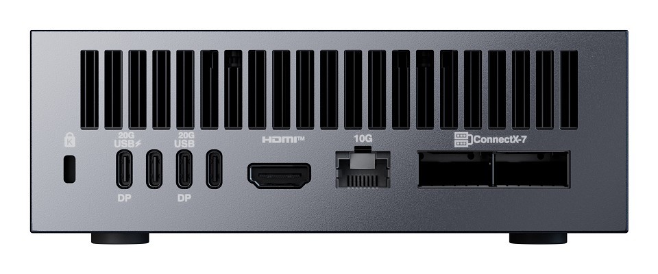 ASUS Ascent GX10 - Barebone - Mini-PC - 1 x ARM9 v9.2-A vorn rechts