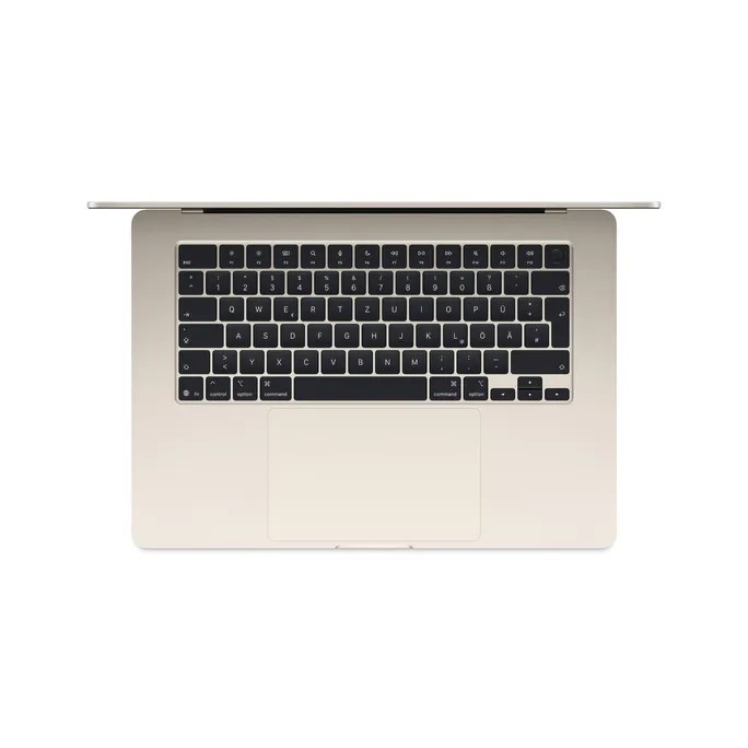 Apple MacBook Air 15" 2026 Polarstern, 15,3" Liquid Retina,  hinten