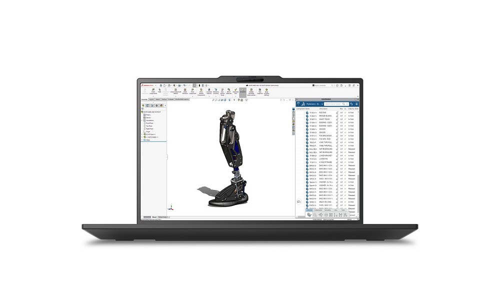 Lenovo ThinkPad P16s Gen 5, 16" Touch, Intel Core Ultra 9 38 hinten