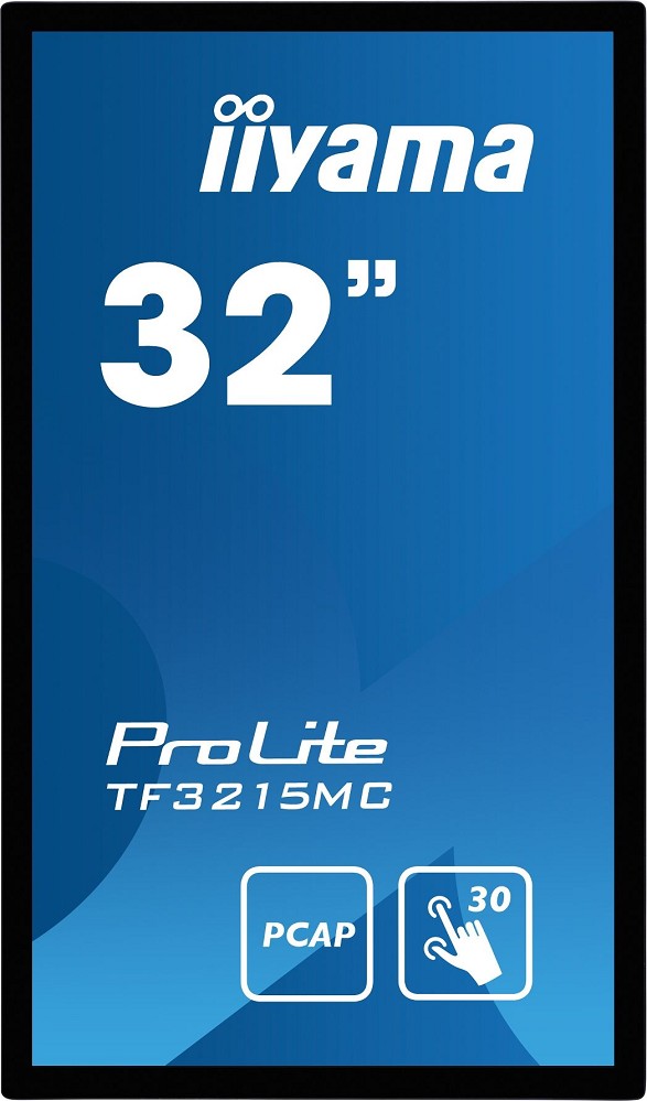 iiyama TF3215MC-B2 **B-WARE** – 31,5", Full HD, VA, Touch hinten