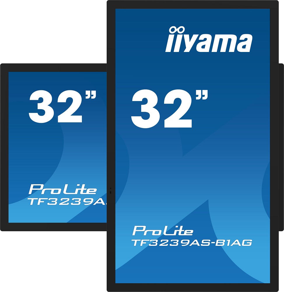 iiyama TF3239AS-B1AG Digital Signage (31.5") Schwarz Touchsc links