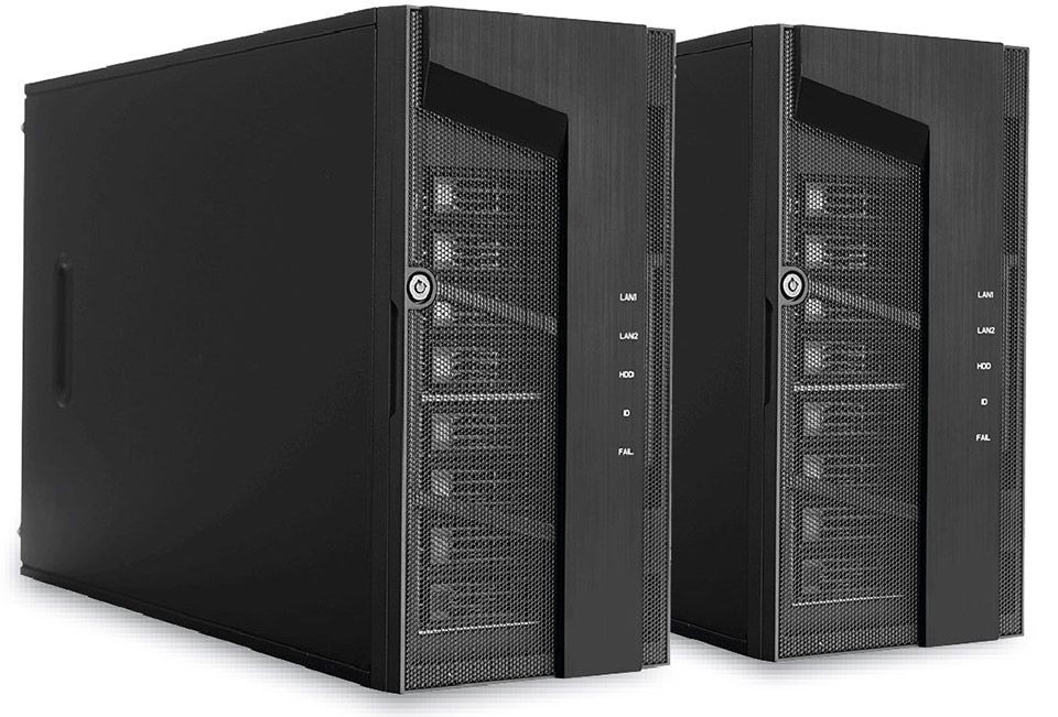 bluechip SERVERline T30352r Collax HA-Edition, 2x Tower, je AMD E 317