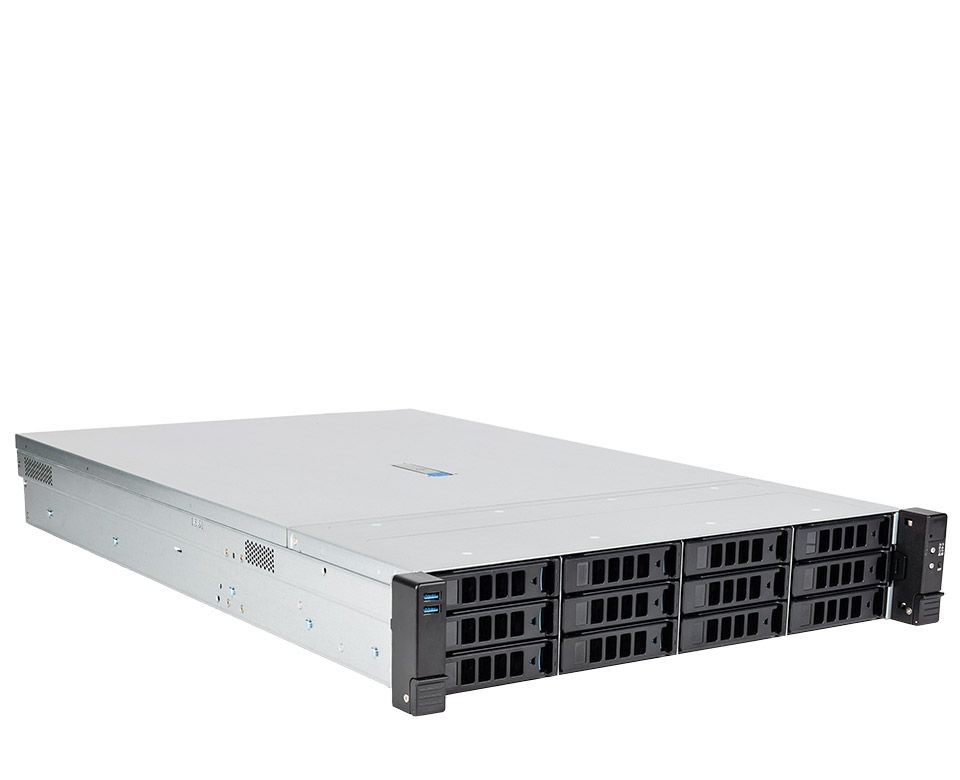 bluechip SERVERline R42321r Collax HA-Edition, 2 × 2HE Rack, hinten
