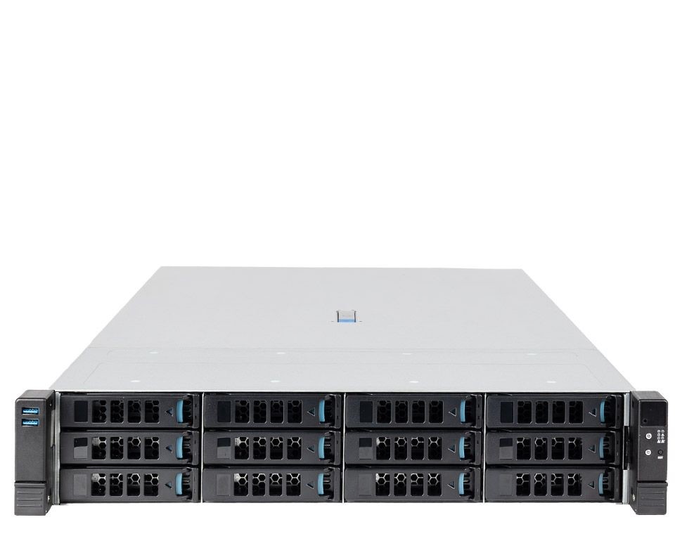 bluechip SERVERline R42321r Collax HA-Edition, 2 × 2HE Rack, links