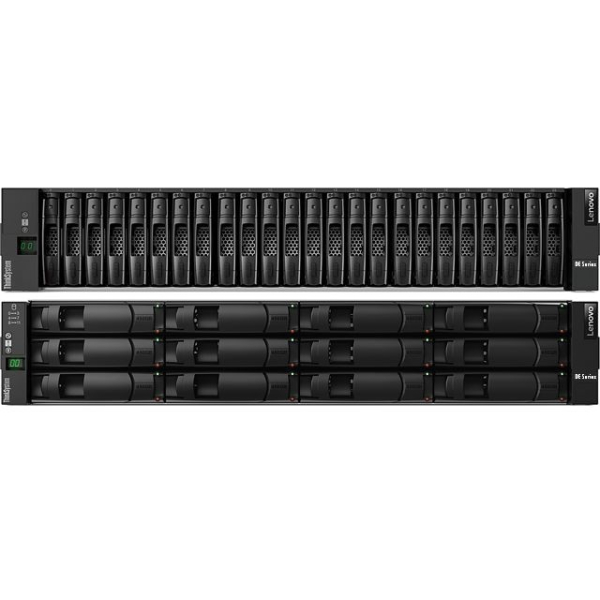 Lenovo ThinkSystem DE2000H Disk-Array 0 TB Rack (2 links