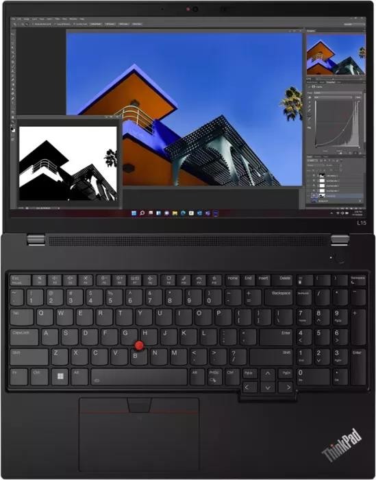 Lenovo ThinkPad L15 G4 (Intel), Thunder Black, Cor hinten