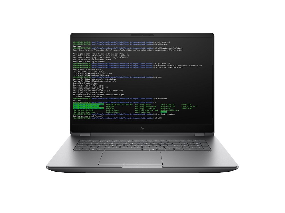 HP ZBook Fury G1i Mobile Workstation - Intel Core rechts