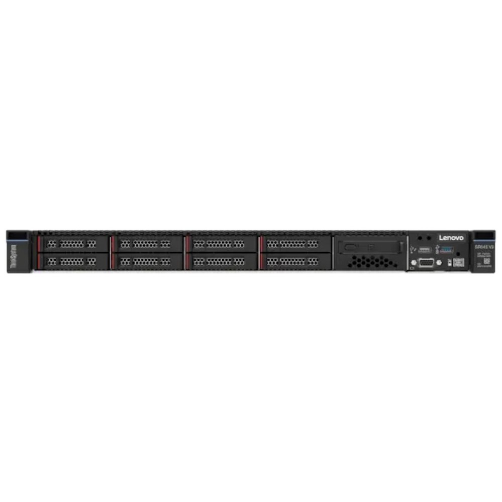 Lenovo ThinkSystem SR645 V3, 1U Rack, AMD EPYC 9135, 64 GB,  hinten