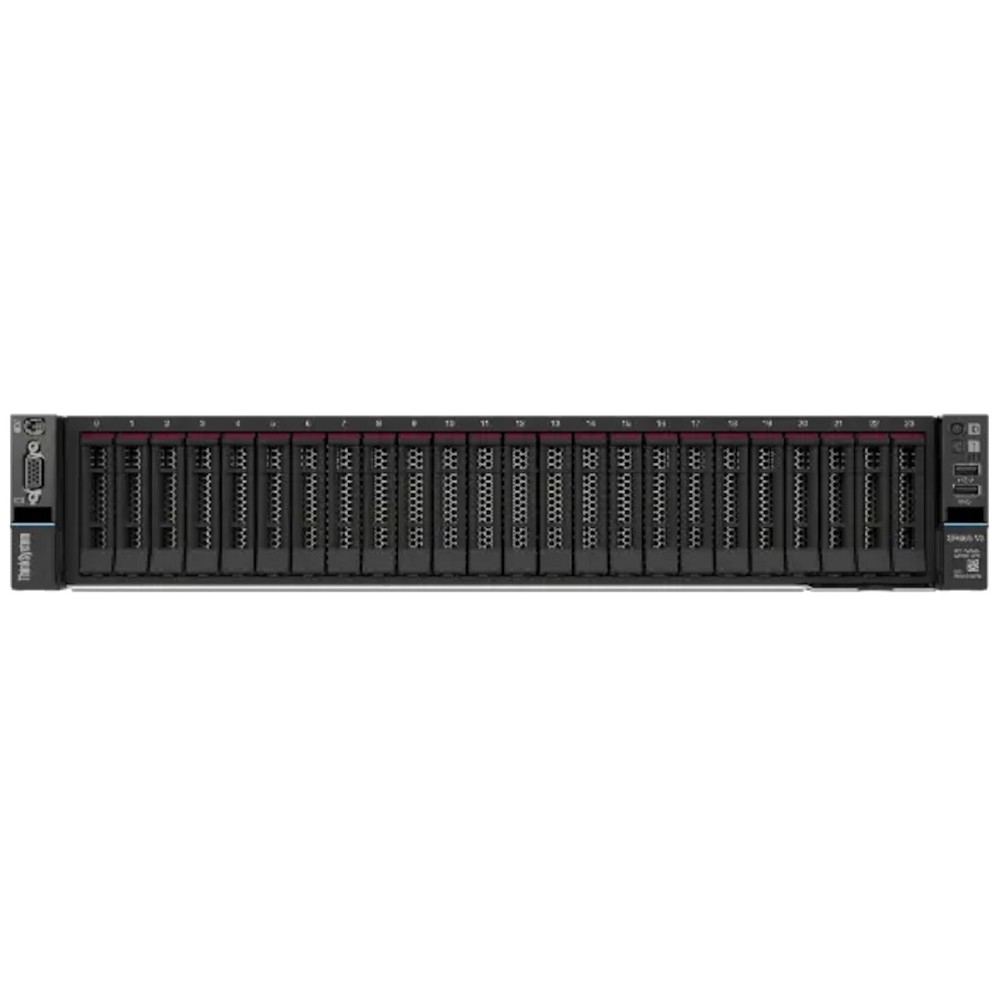 Lenovo ThinkSystem SR665 V3, 2U Rack, AMD EPYC 9135, 32 GB,  hinten