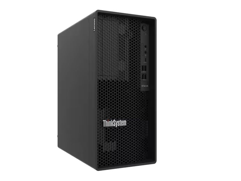 Lenovo ThinkSystem ST45 V3 - Server - Tower - 1-We hinten