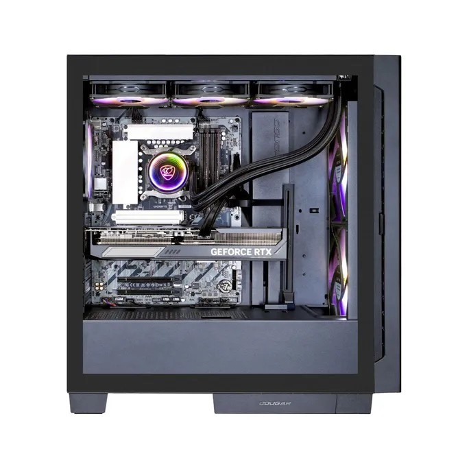 Hyrican COUGAR AIRFACE ECO BK 7545, Midi-Tower, AMD Ryzen 9  hinten