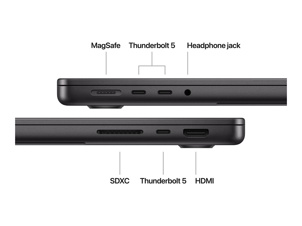 Apple MacBook Pro - M4 Pro - Apple M4 Pro 20-core hinten