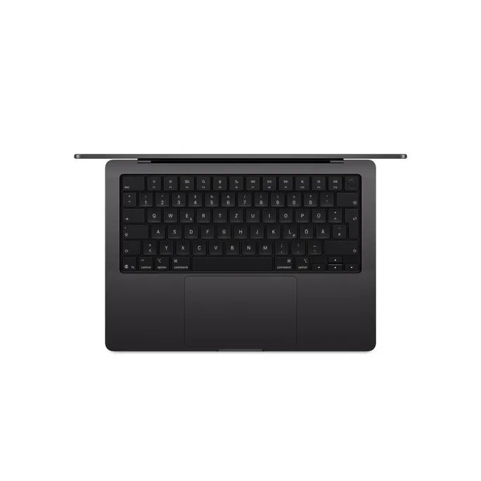 Apple MacBook Pro 14" 2025 Space Schwarz, 14,2" Liquid Retin hinten