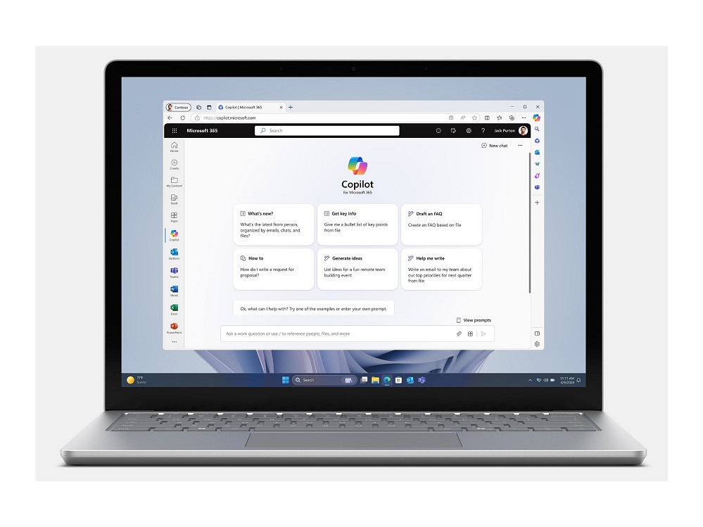 Microsoft Surface Laptop Copilot+ PC - 7th Edition hinten