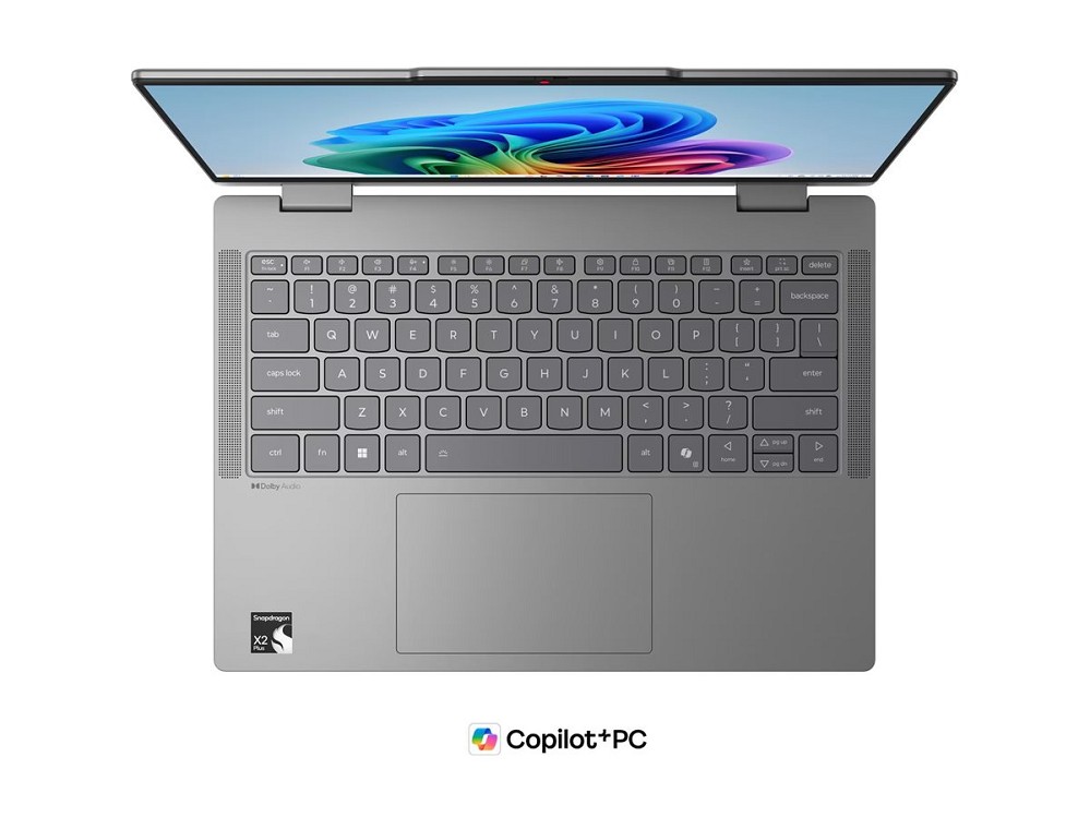 Lenovo IdeaPad 5 2-in-1 14Q8Y11, 14" OLED, Snapdragon X2 Plu oben