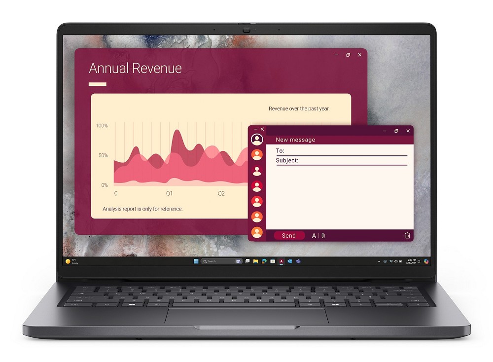 DELL Pro 14 PC14250 Intel Core 5 120U Laptop 35,6