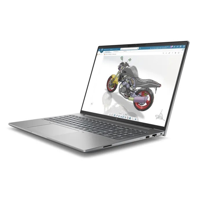 HP ZBook X G2i, 16" WUXGA, Intel Core Ultra 7 356H, 24 GB, 5 rechts