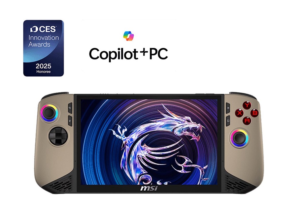 MSI Claw 8 AI+ A2VM-015 - Handheld-Spielkonsole ob oben