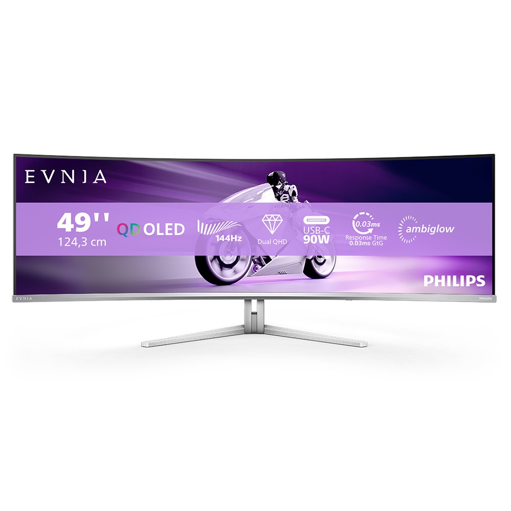 Philips Evnia 8000 49M2C8900L/00 Computerbildschir hinten