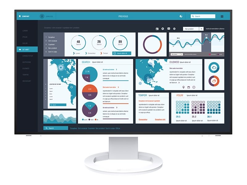 EIZO FlexScan EV2795-WT - Mit FlexStand - LED-Moni