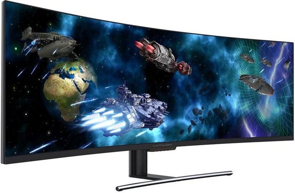 LC-Power LC-M49-DFHD-144-C-Q - QLED-Monitor - gebogen - 124. hinten