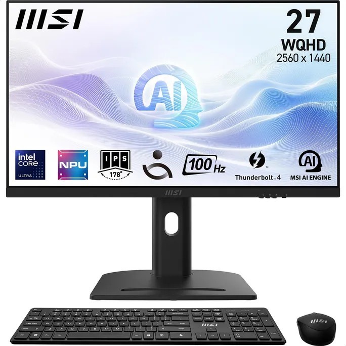 MSI Modern AM273QP AI 1UMG-409AT, 27" WQHD IPS 100Hz, Intel Core  464
