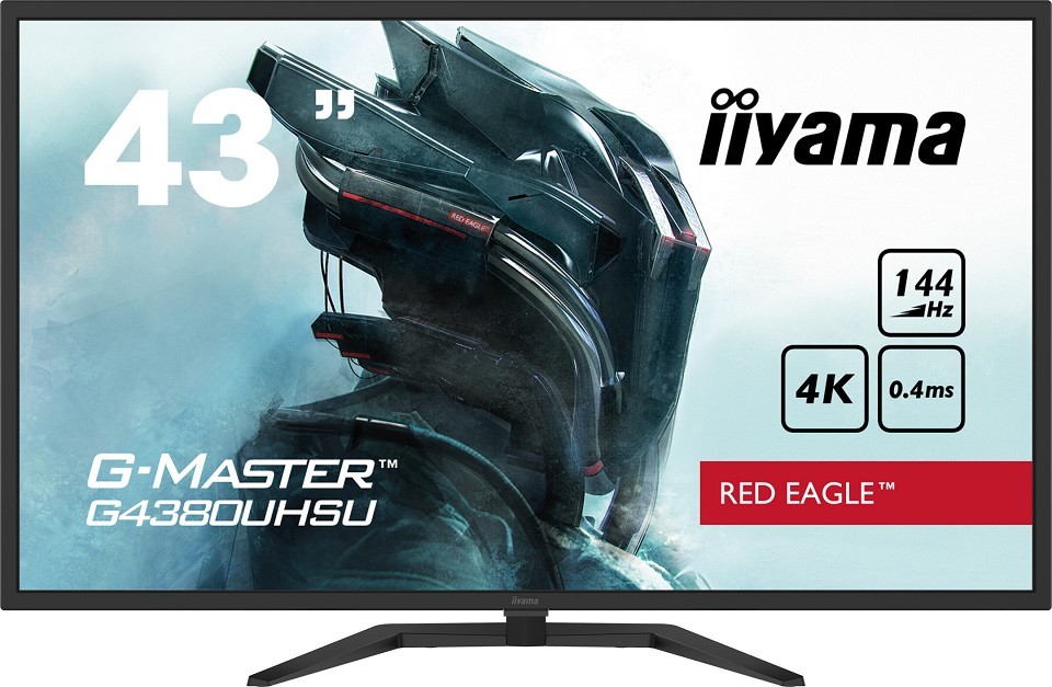 iiyama G-MASTER Red Eagle G4380UHSU-B1 - LED-Monit hinten