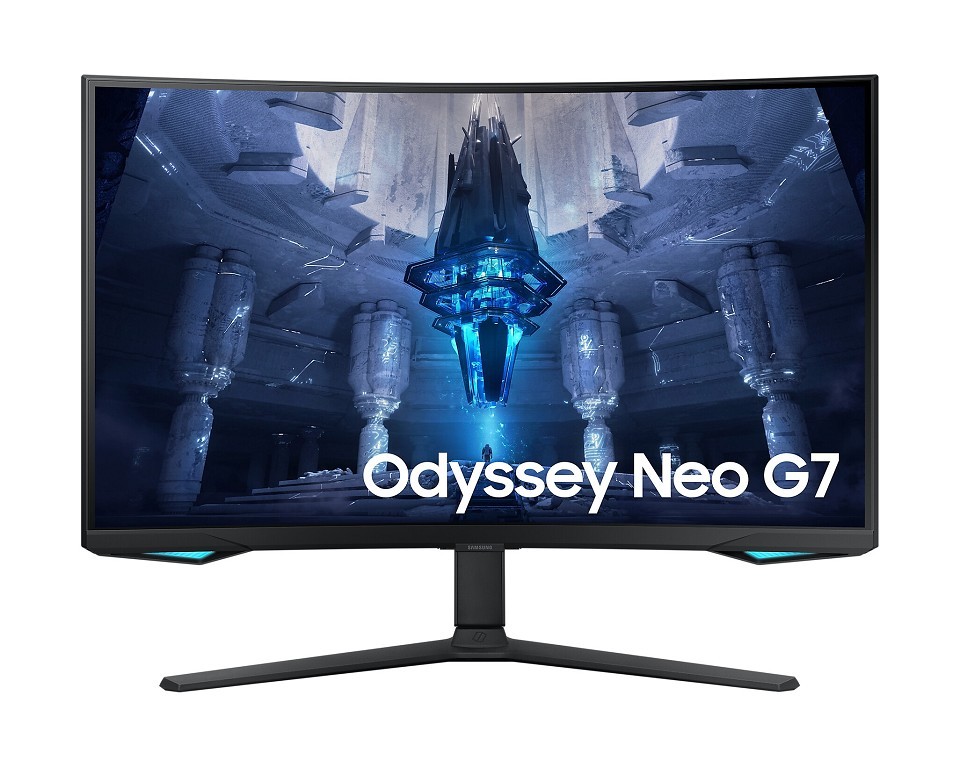 Samsung Odyssey Neo G7 S32BG750NP - G75NB Series - QLED-Moni oben