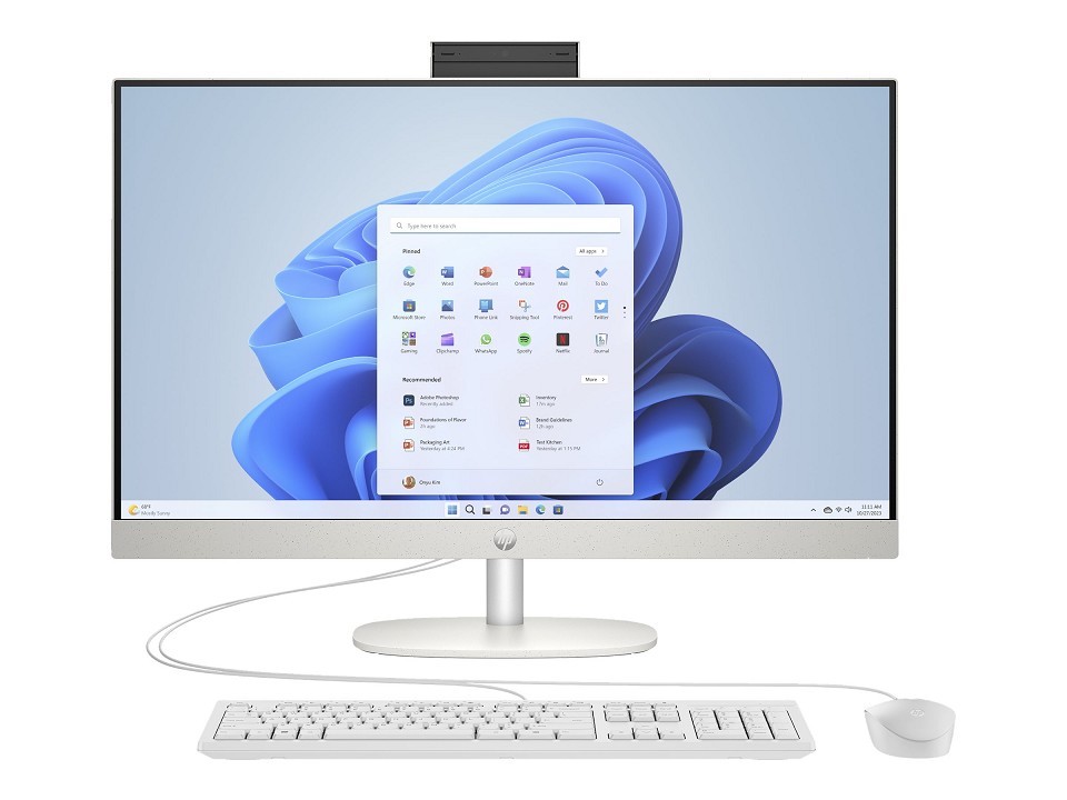 HP 27-cr0009ng - All-in-One (Komplettlösung) - Cor hinten