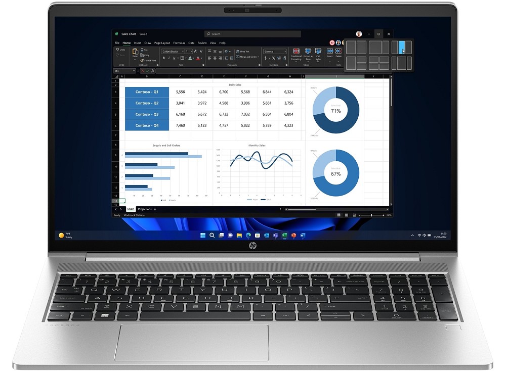 HP ProBook 450 G10, Pike Silver, Core i5-1334U, 16