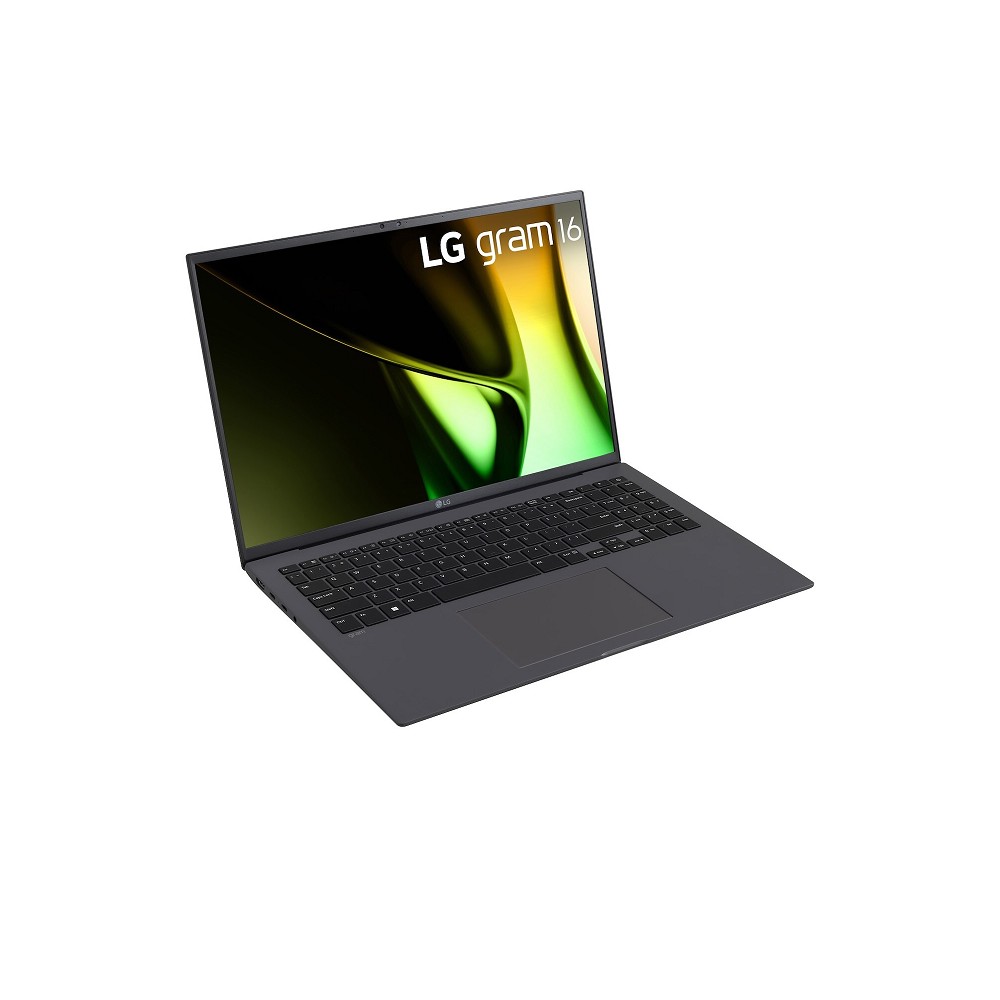 LG gram 16 (2024), schwarz, Core Ultra 7 155H, 32G hinten